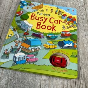 Usborne Pull-back Busy Car Book with Red Car